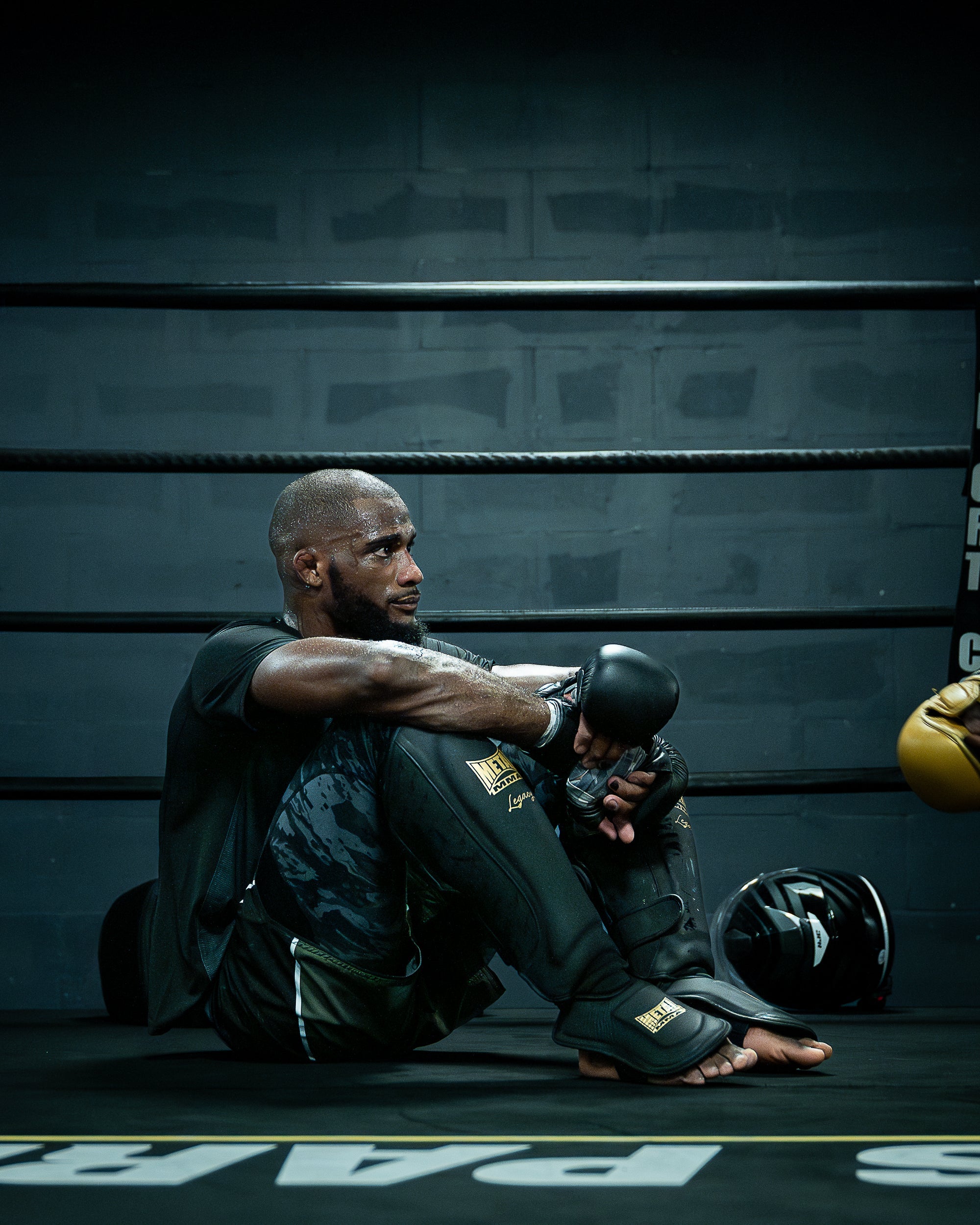 Schienbeinschützer und Fußschutz Muay Thai Legacy Metal Boxe