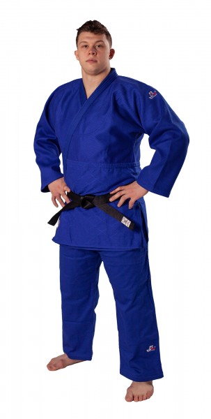 Judogi Blu Approvato IJF 750 Tessuto Giapponese