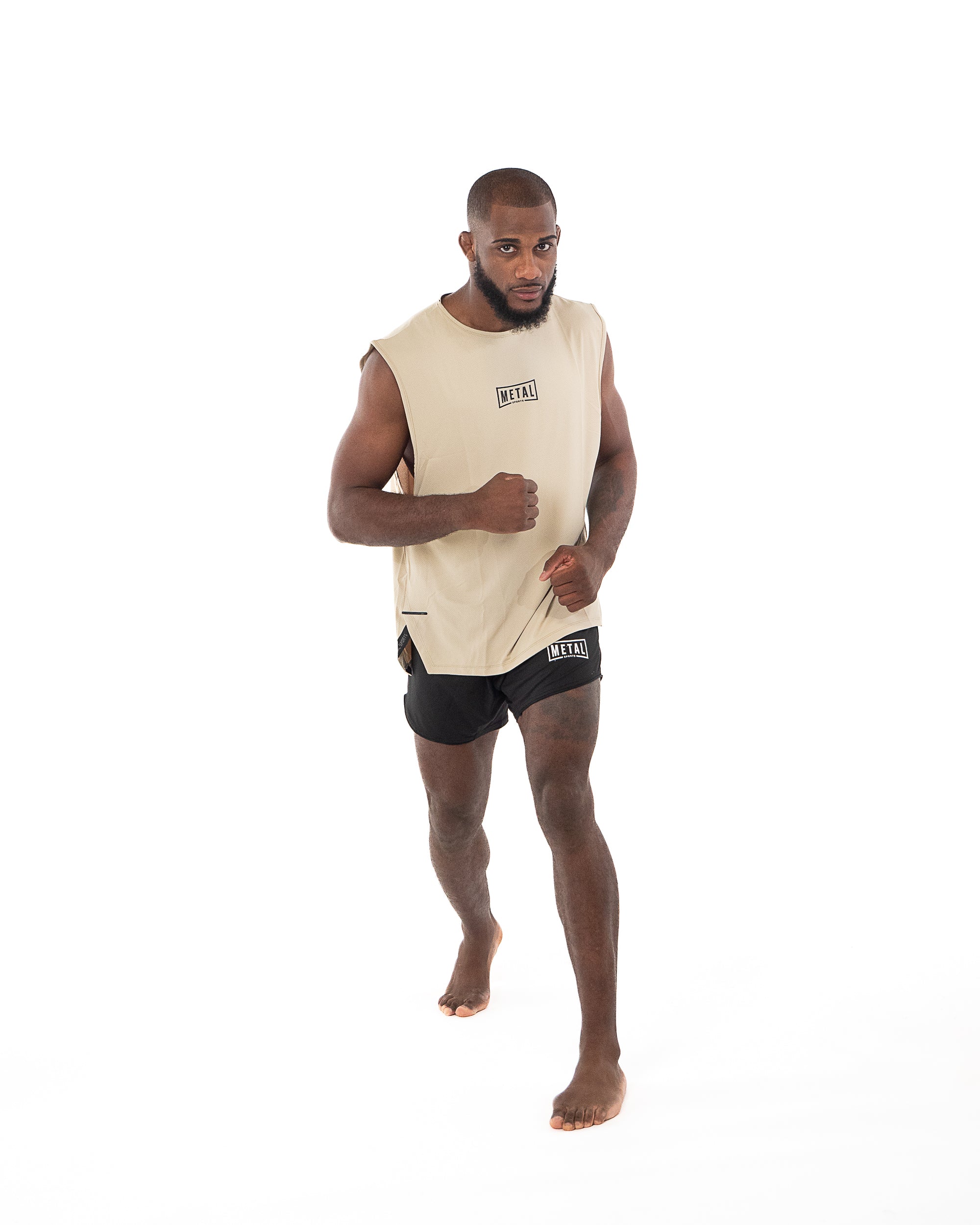 Oversized Metal Boxing Training Tank Top