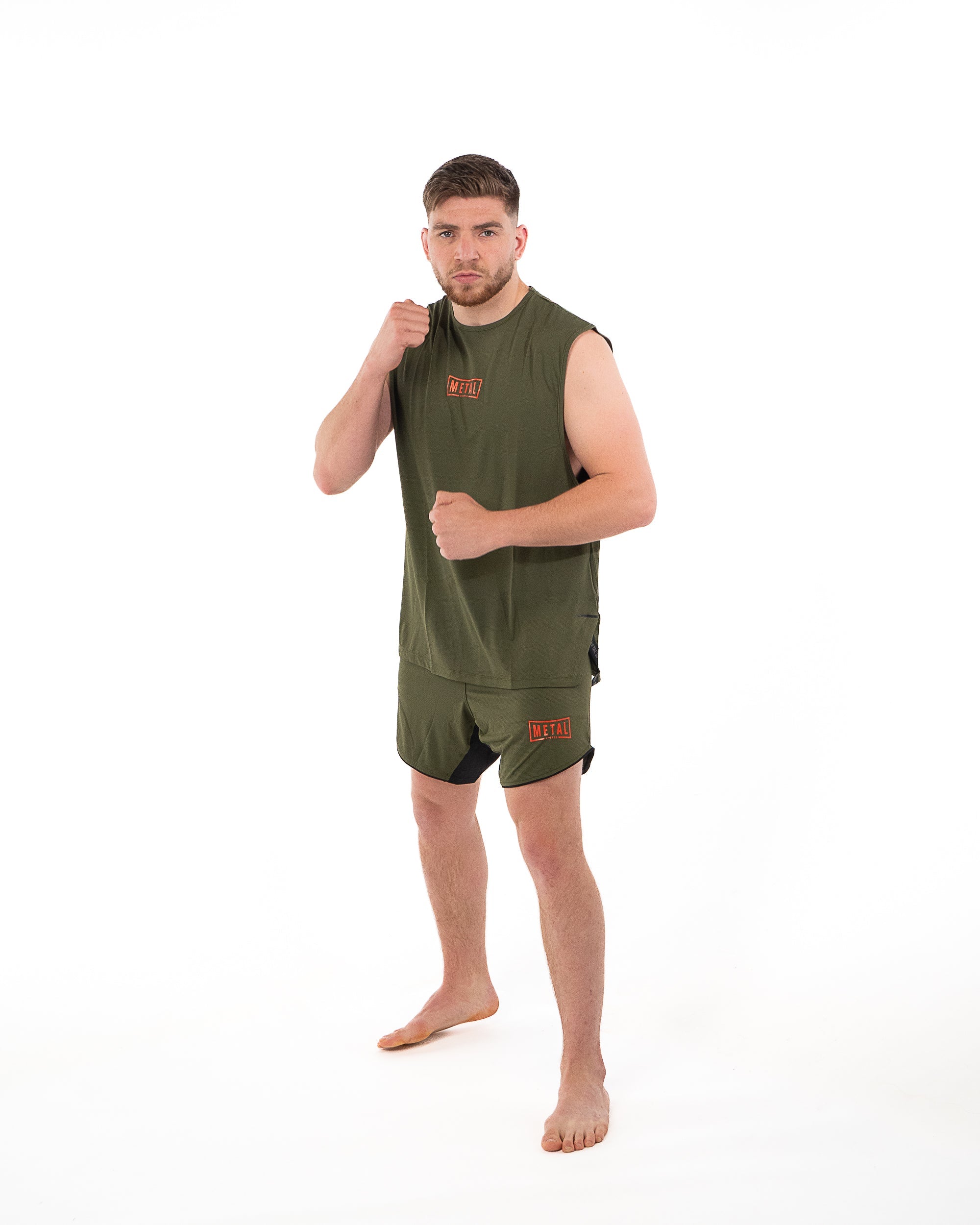 Oversized Metal Boxing Training Tank Top