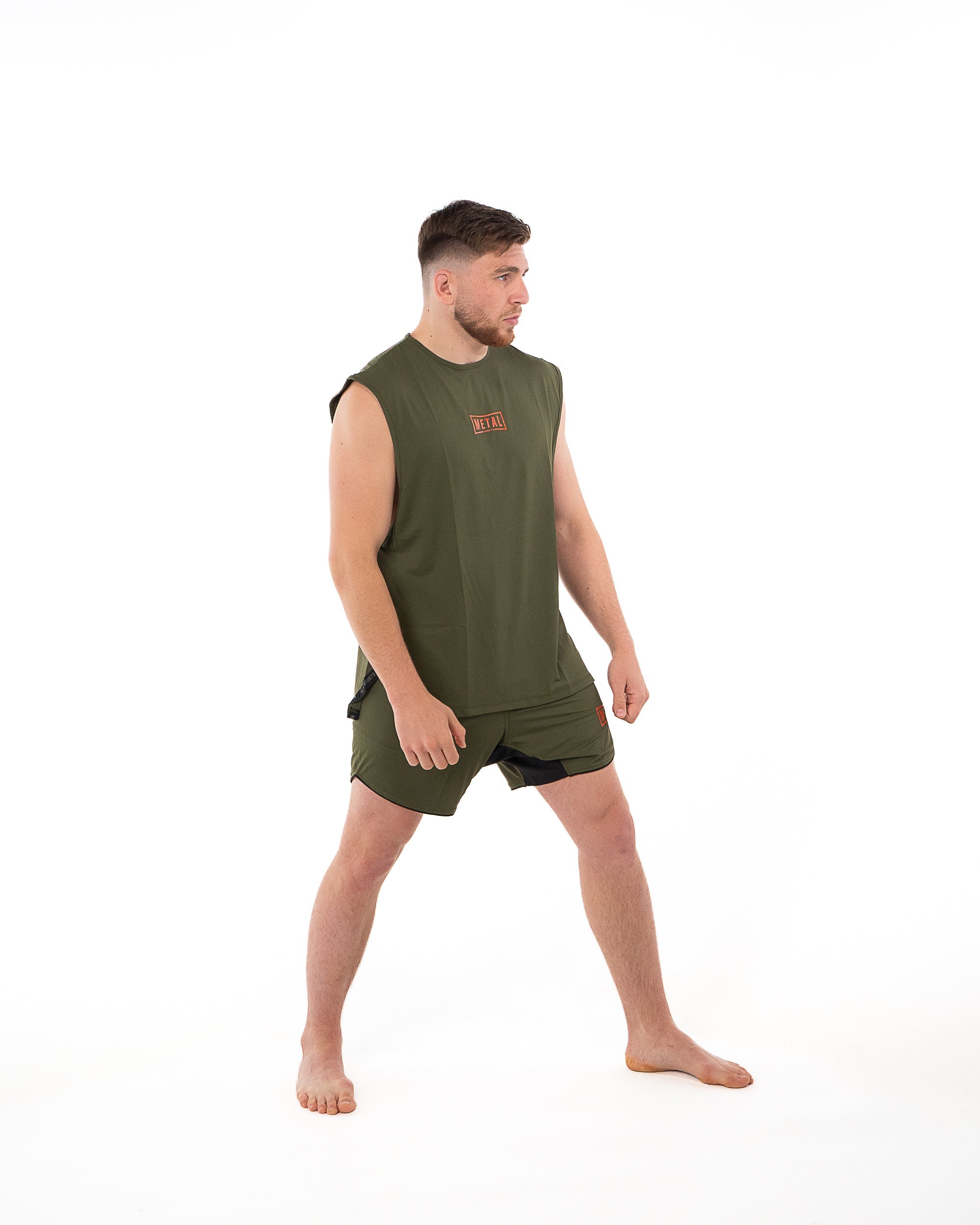 Oversized Metal Boxing Training Tank Top
