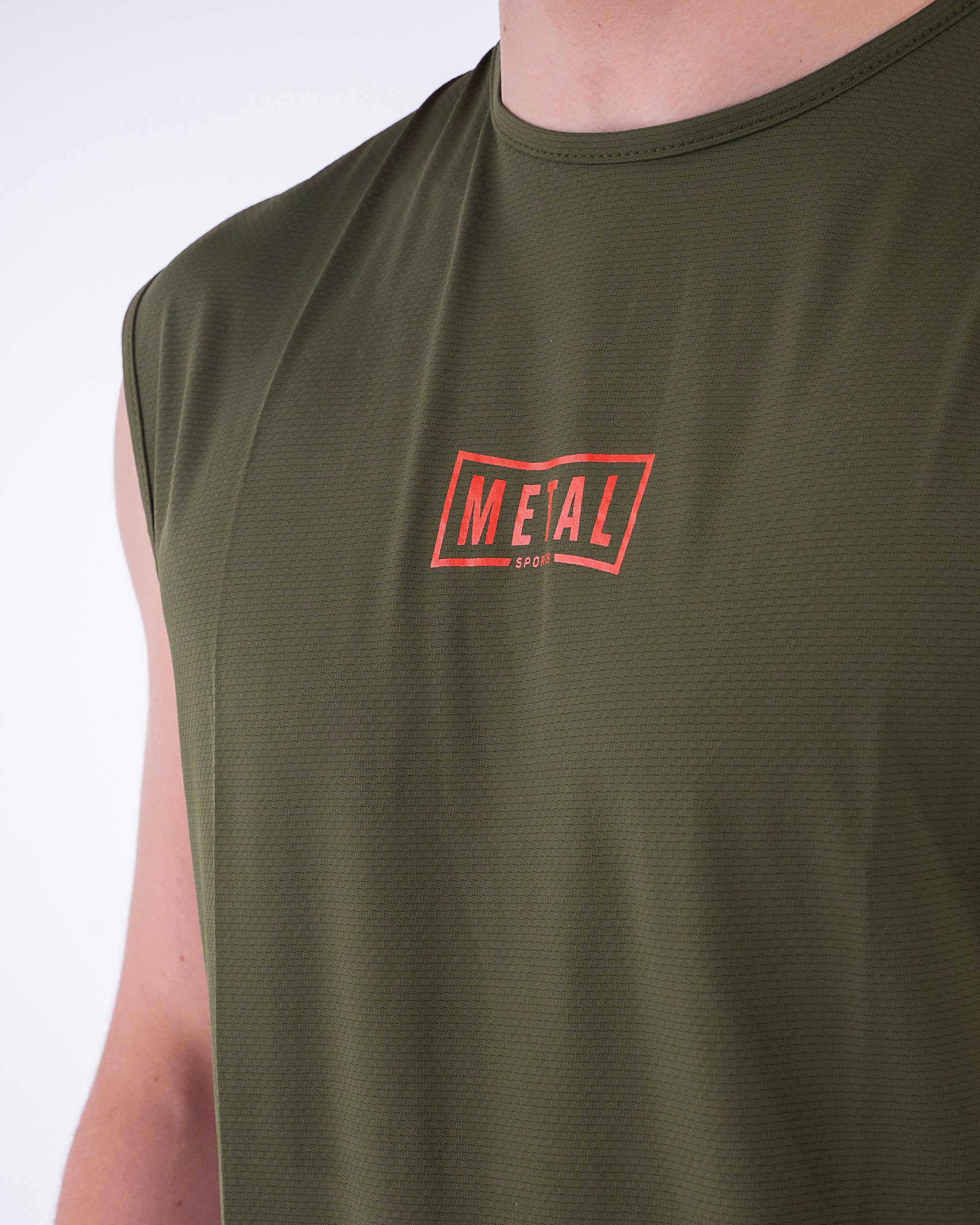 Oversized Metal Boxing Training Tank Top