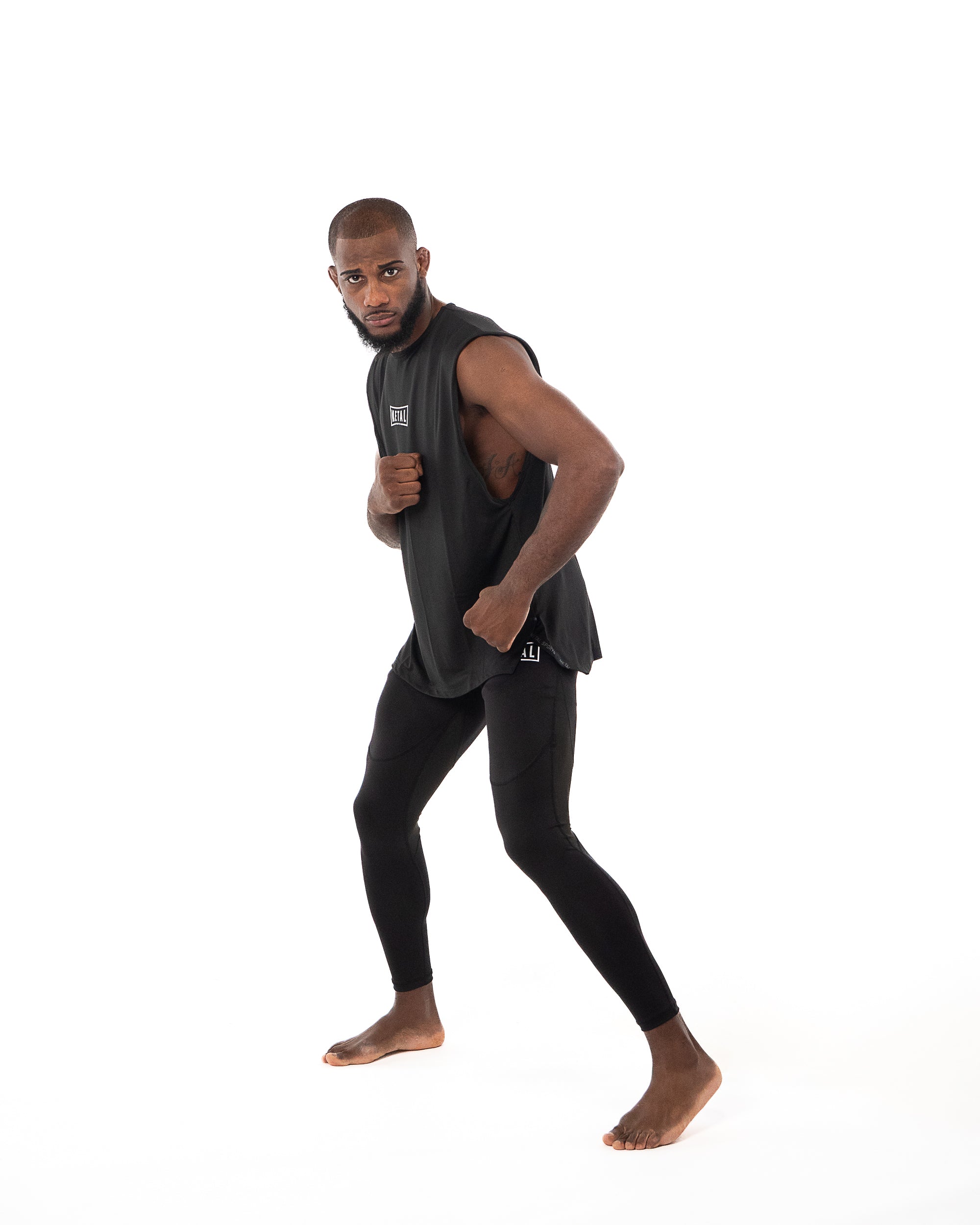 Oversized Metal Boxing Training Tank Top