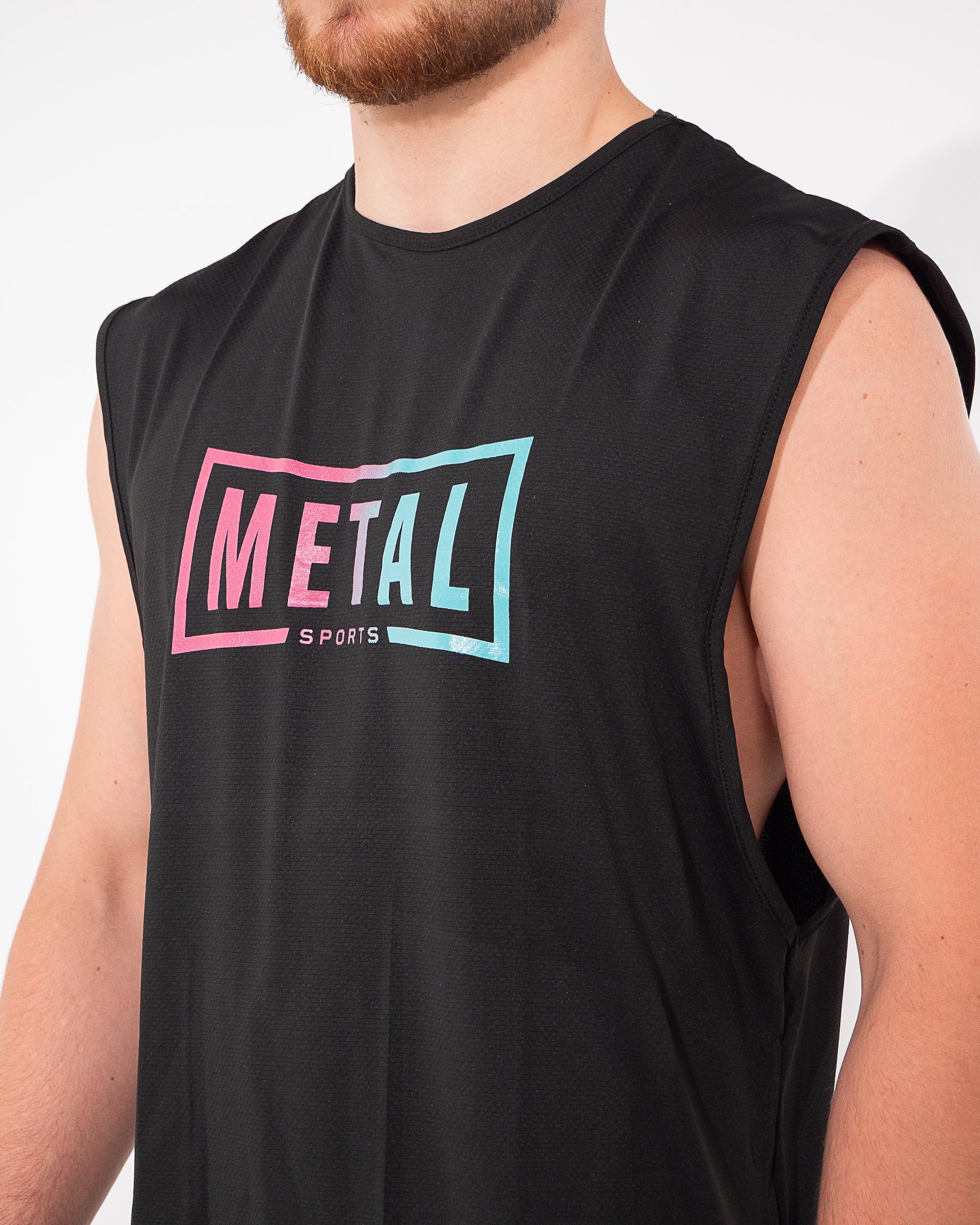 Oversized Metal Boxing Training Tank Top