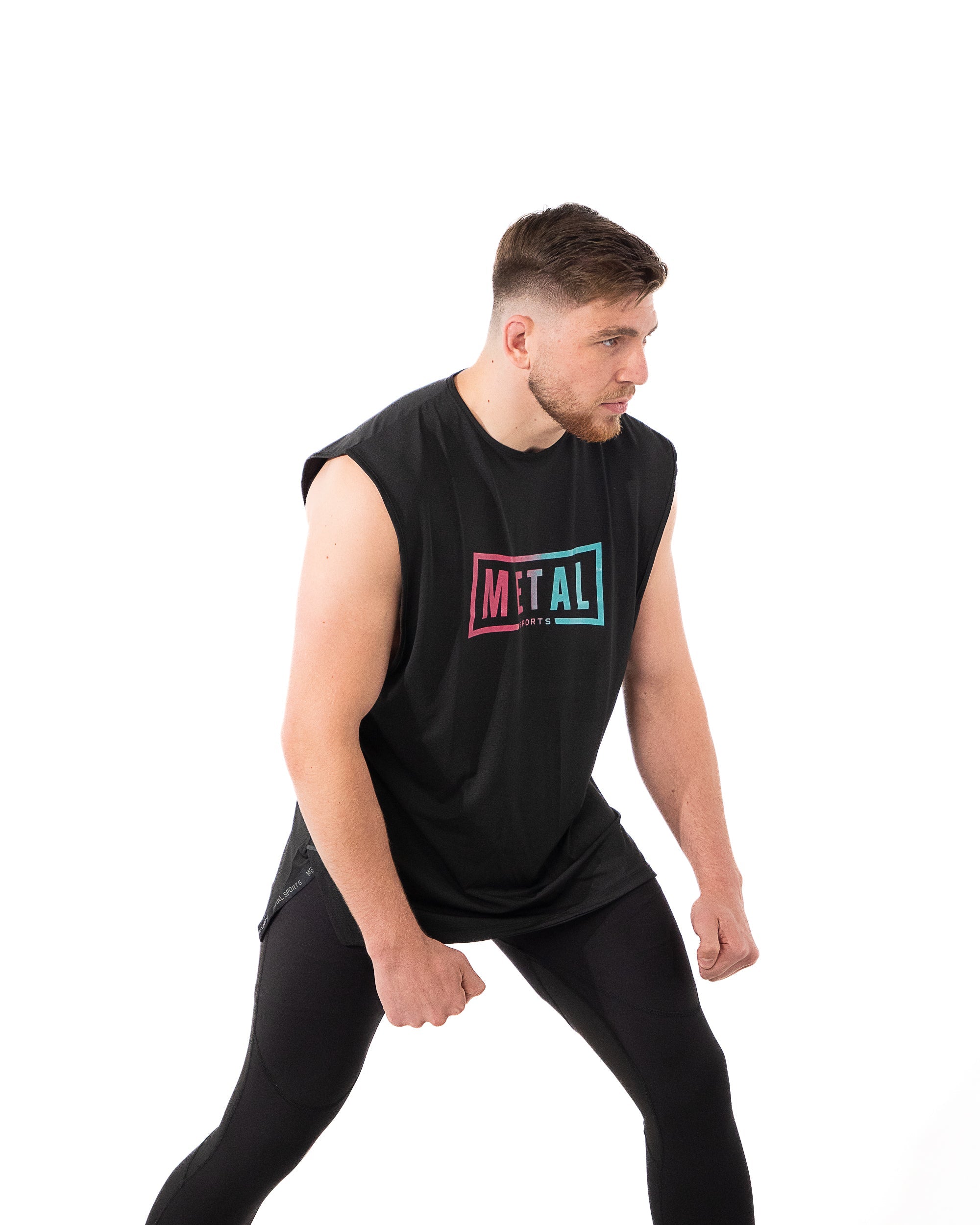 Oversized Metal Boxing Training Tank Top