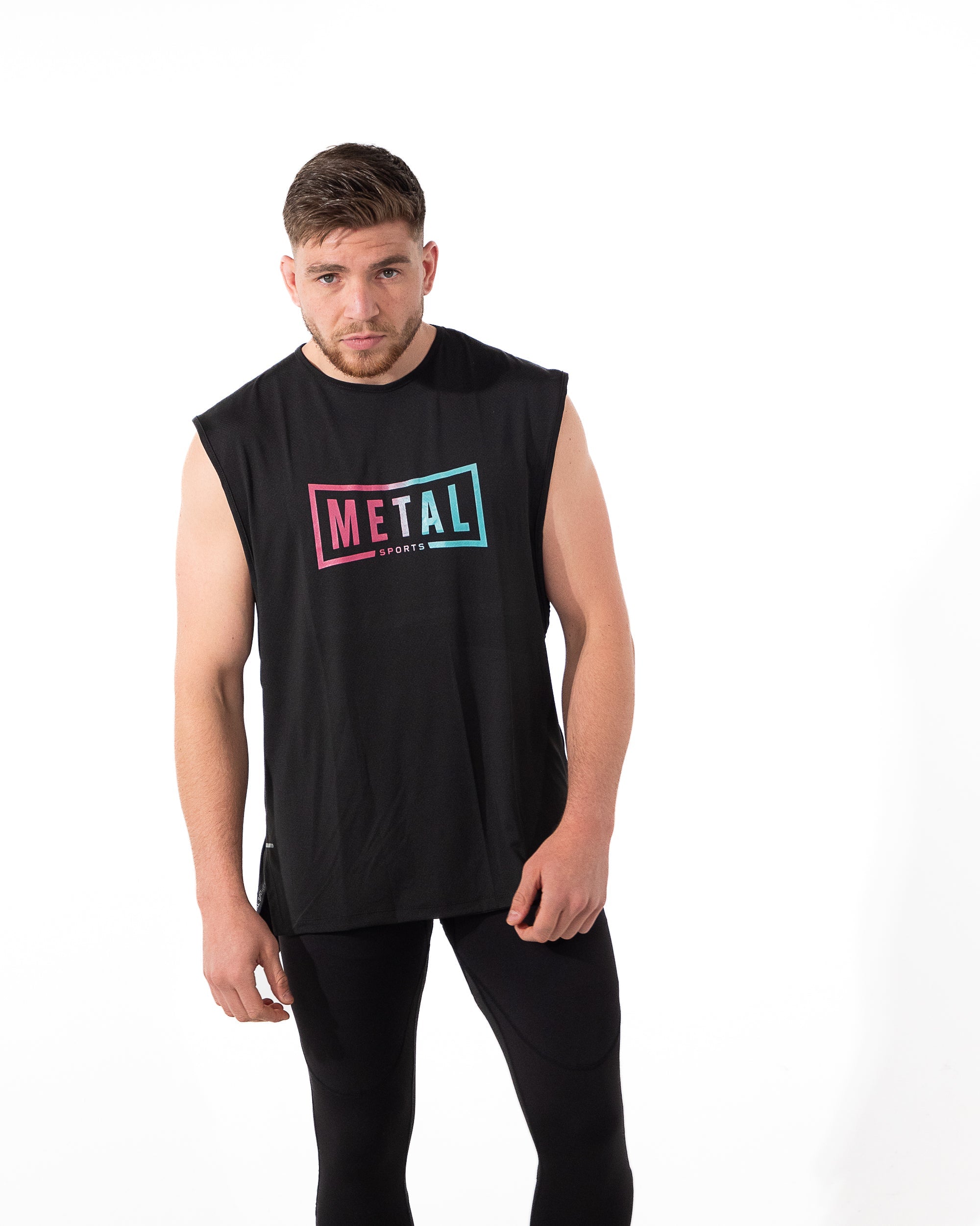 Oversized Metal Boxing Training Tank Top