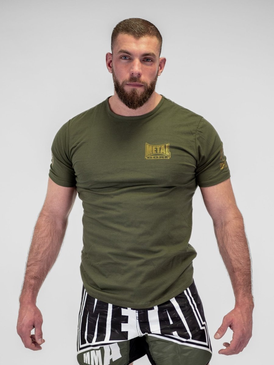 T-Shirt Metal Boxe Vintage Military - Fight Club Store