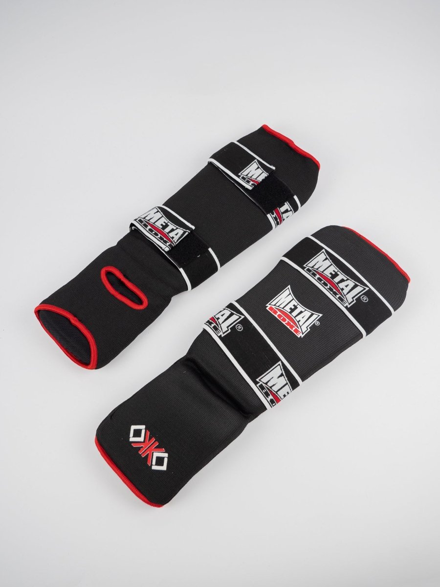 Paratibia con Parapiede OKO Black – Comfort e Protezione Superiore - Fight Club Store
