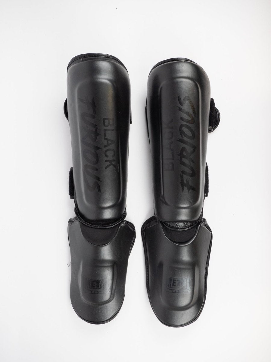 Paratibia Metal Boxe Furious Black – Leggerezza e Protezione - Fight Club Store