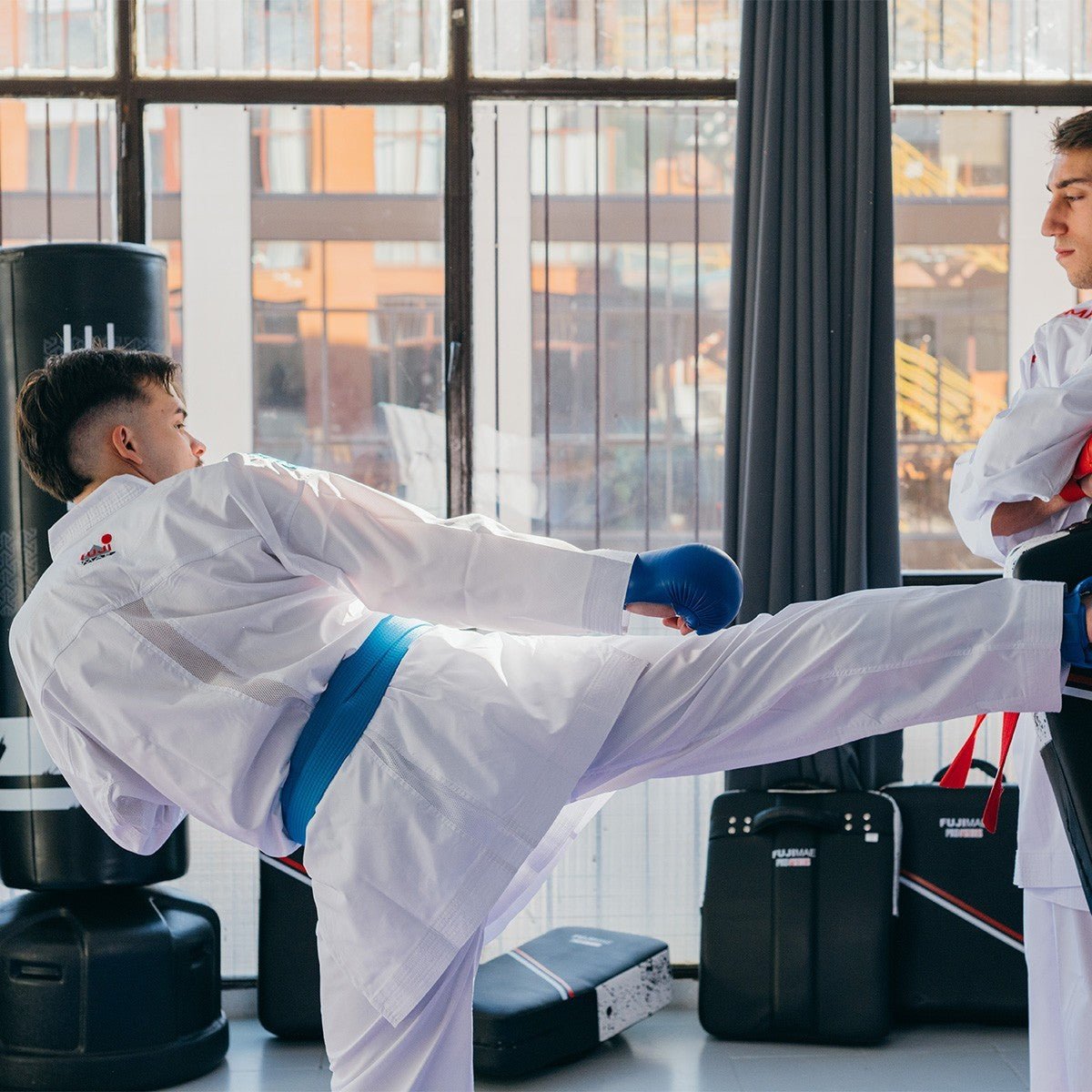 Pantaloni Karate Kumite Traspiranti Approvati WKF - Fight Club Store