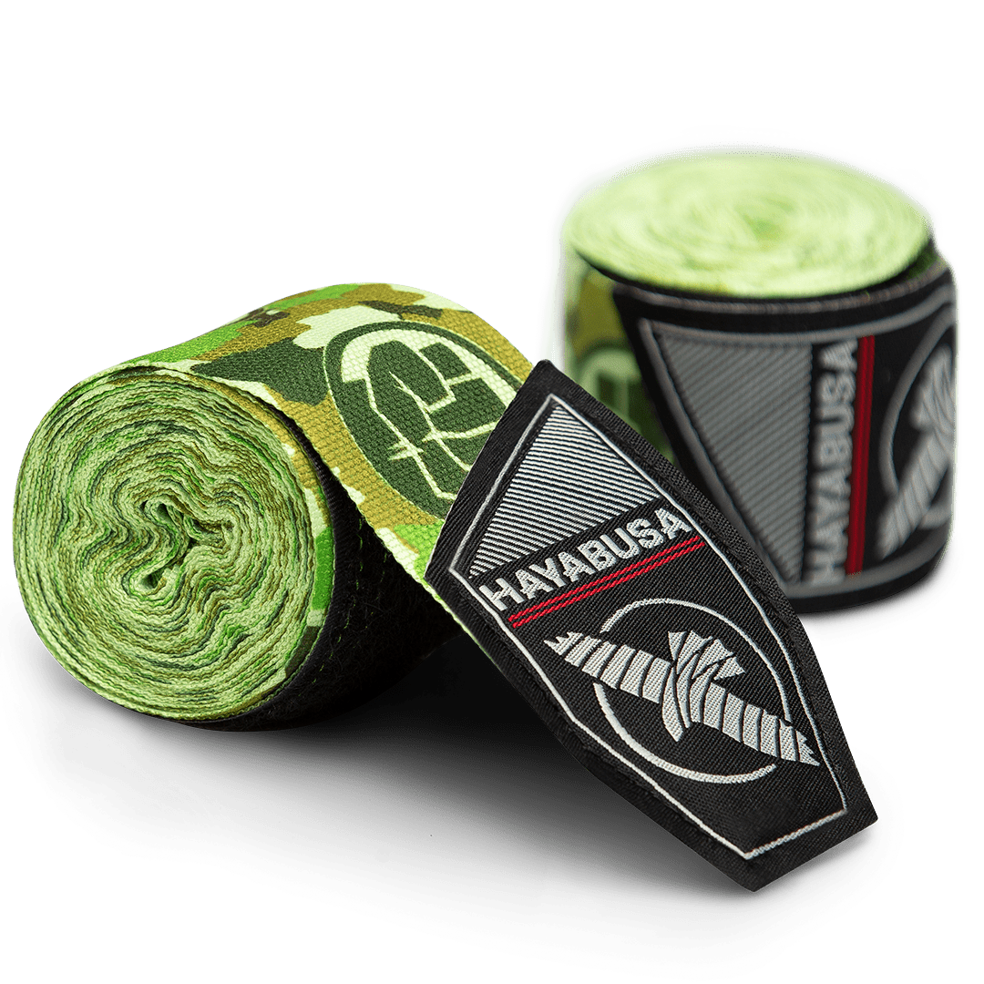 Pereche de bandaje rulate Hayabusa Marvel Hero Elite Hulk cu grafică Green Fist