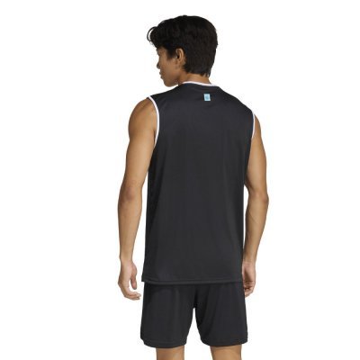 Wako Kick Light Adidas podkoszulek bez rękawów w kolorze czarnym, sportowy design z tyłu