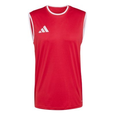 Czerwony tank top Adidas Wako Kick Light, widok z przodu na zawody
