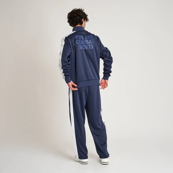Ensemble de survêtement technique Leone pour homme avec veste à col montant et pantalon de sport rétro