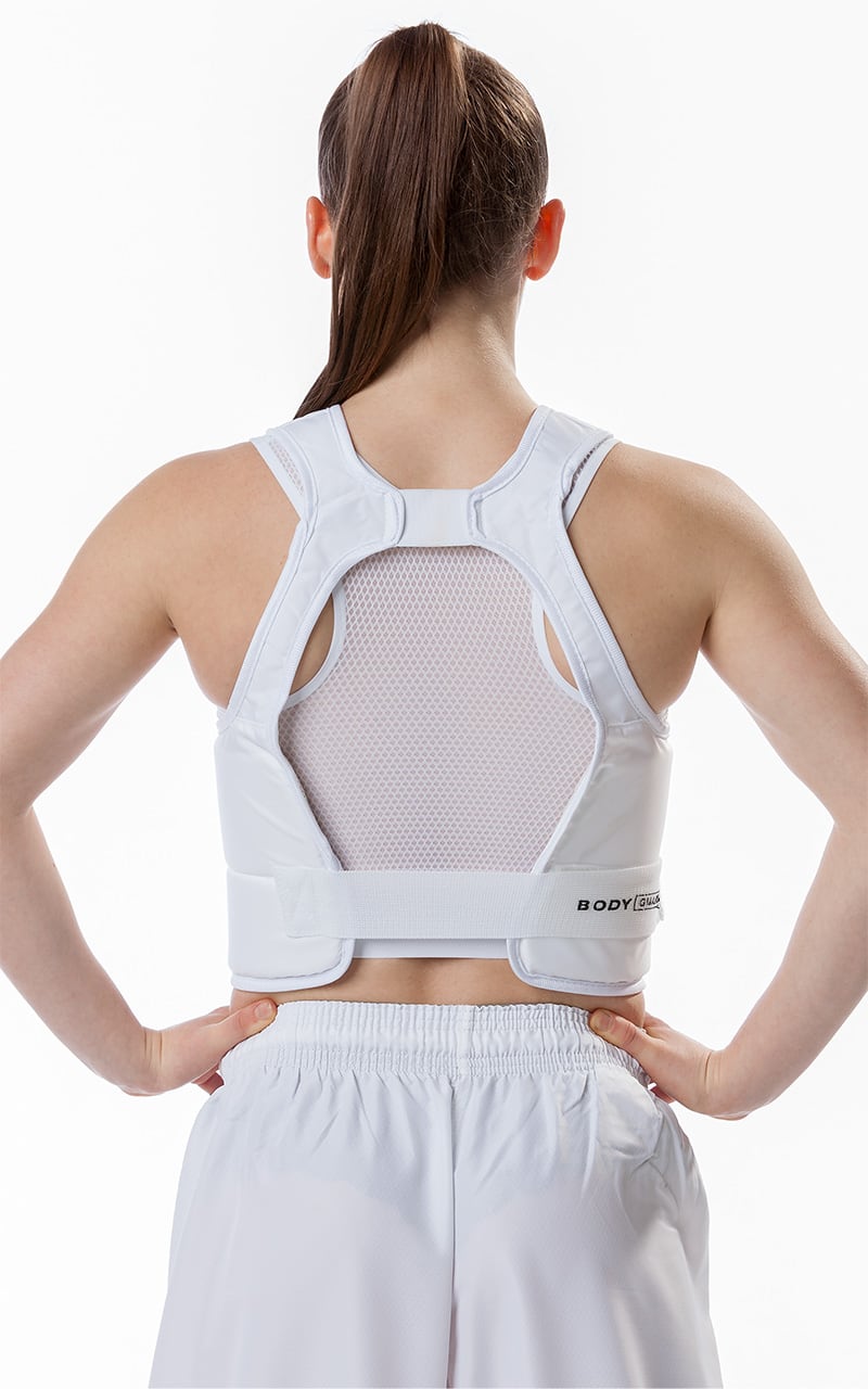 corpetto da karate tokaido adatto sia a bambini che adulti,retro con doppio velcro,approvato wkf