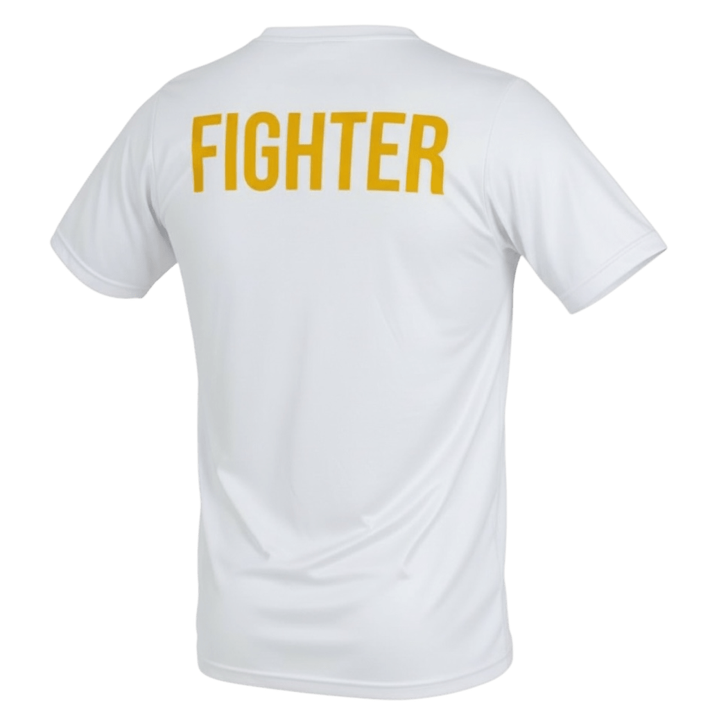 Bílé technické triko Muay Thai Booster AeroDry