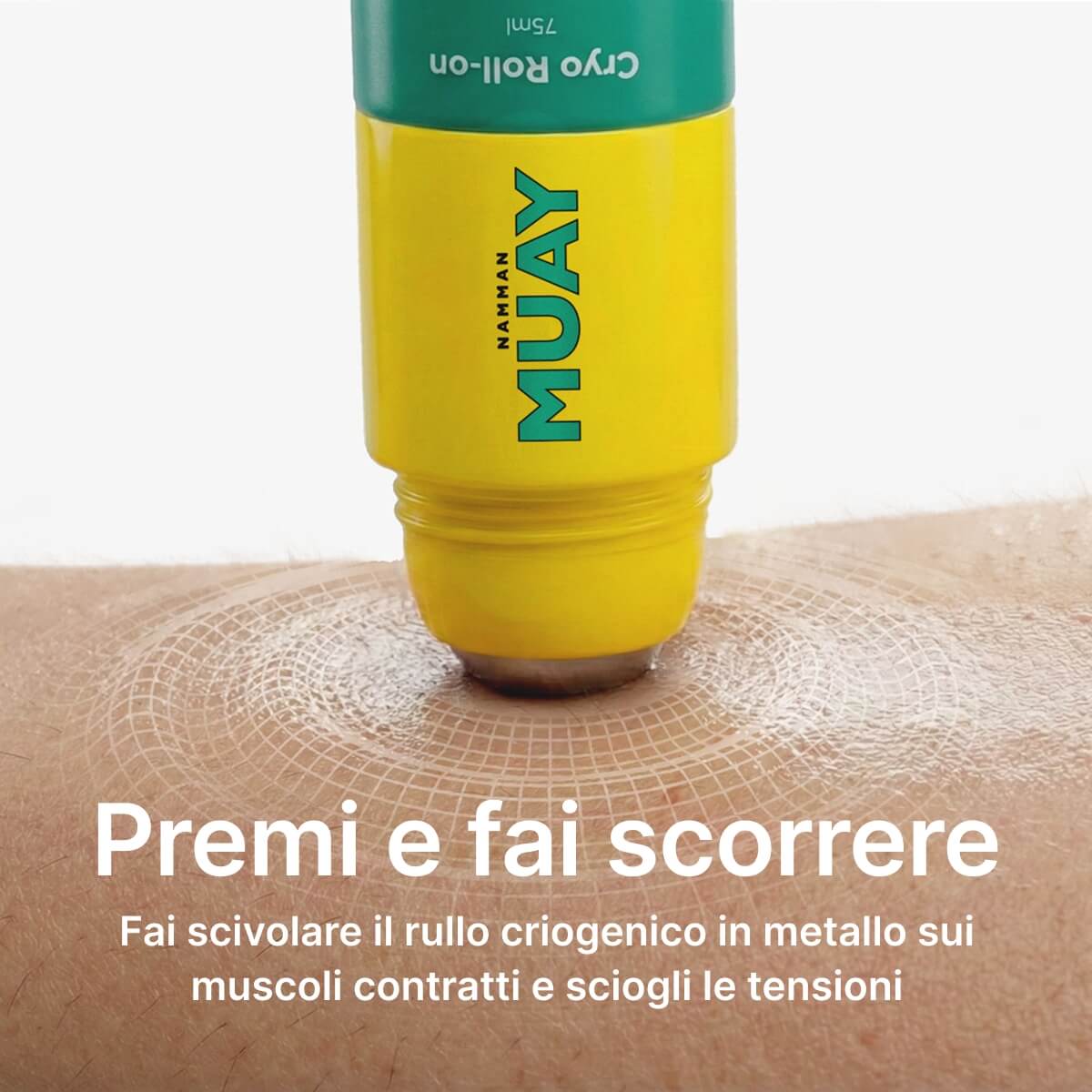 Namman Muay Cryo Roll-on 75ml | Massaggiatore Muscolare Acciaio