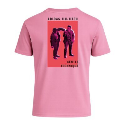 Maglietta Adidas BJJ Rosa in Cotone - Fight Club Store