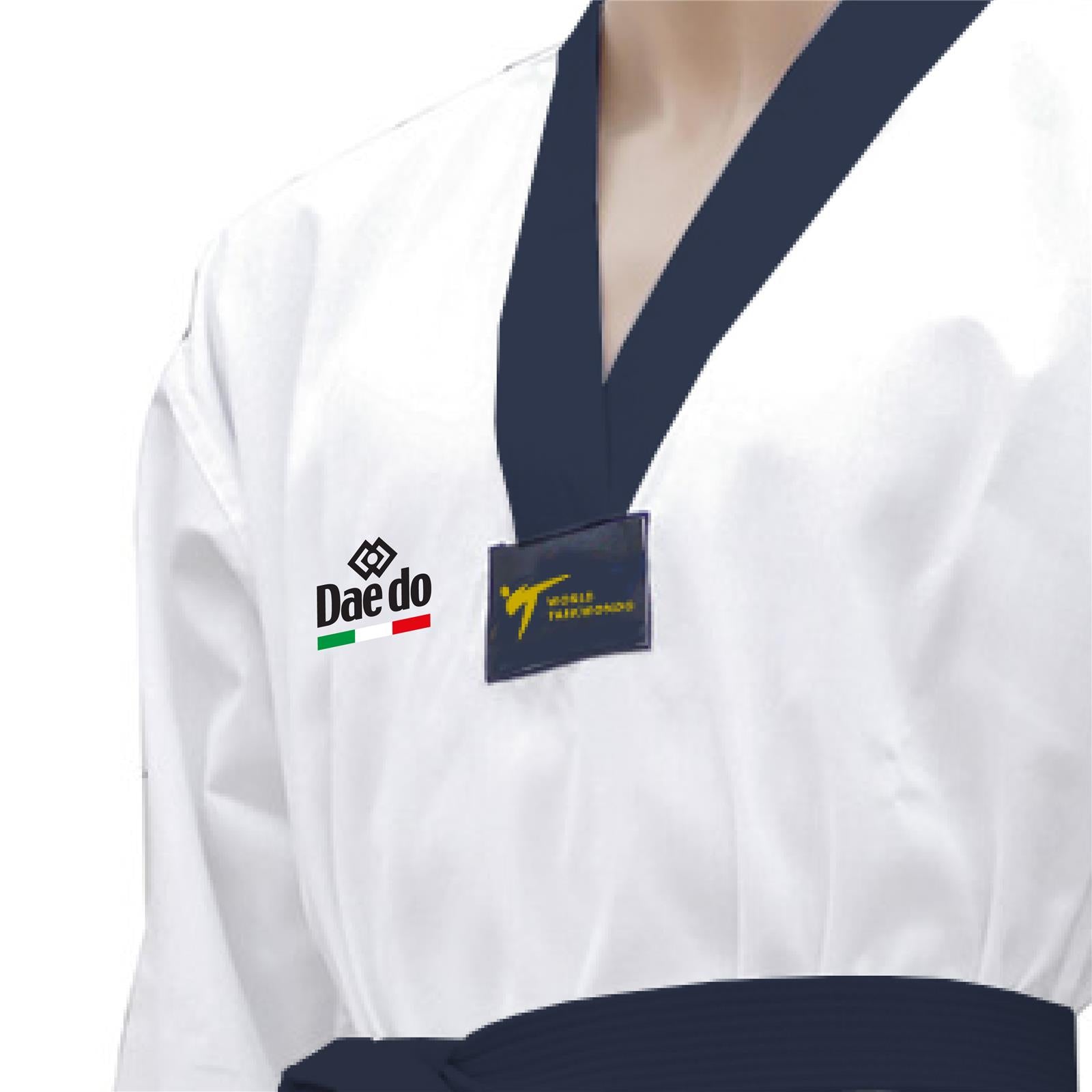 Dobok Daedo Collo Nero Italia Approvato WT