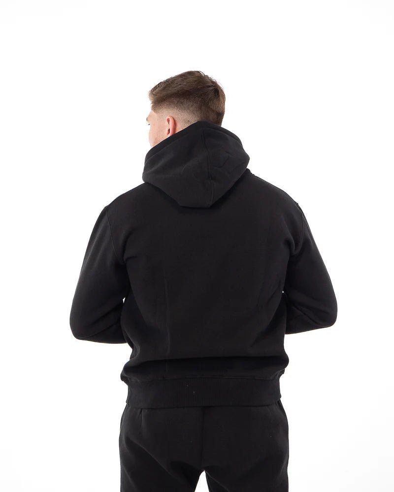 Achteraanzicht hoodie Miami Vibe Metal Boxing stof 350 gr
