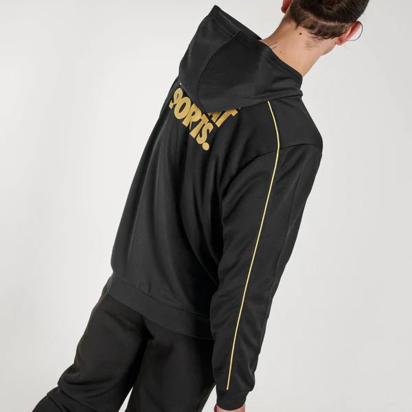 Bakifrån av Leone 1947 DNA line teknisk sweatshirt med svart huva