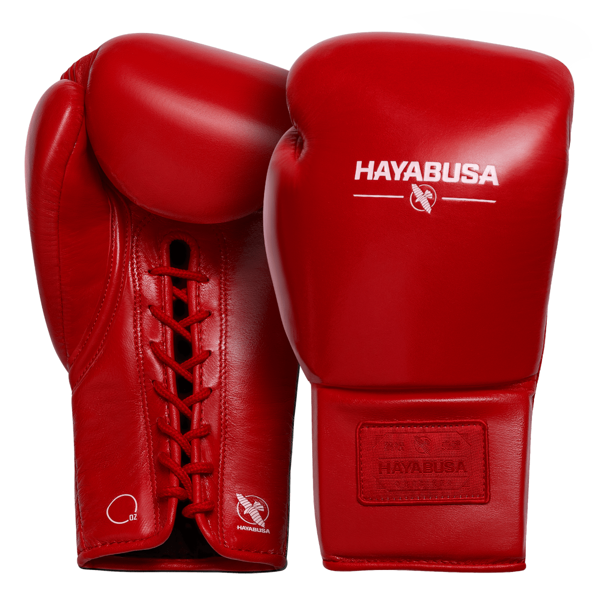 Paar rode Hayabusa Pro Lace bokshandschoenen, totaaloverzicht