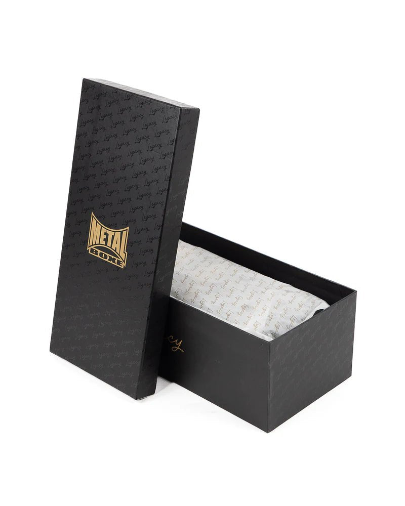 Embalagem exclusiva e caixa de armazenamento para luvas de velcro Metal Boxing Legacy Sparring