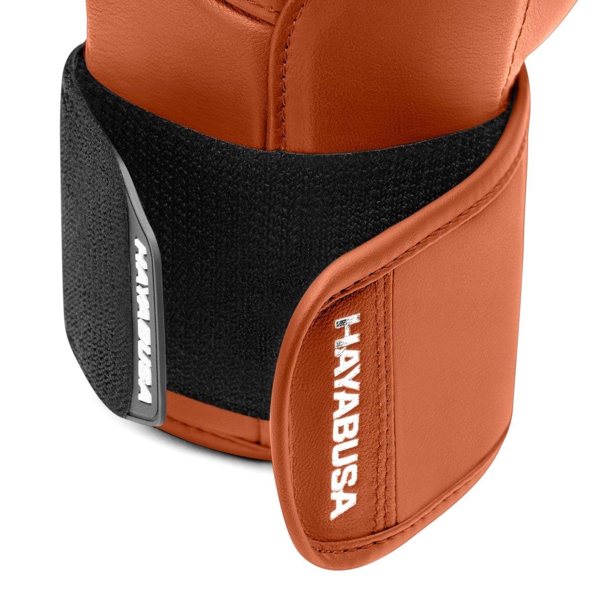 Vooraanzicht van de oranje Hayabusa T3 Kanpeki-handschoen