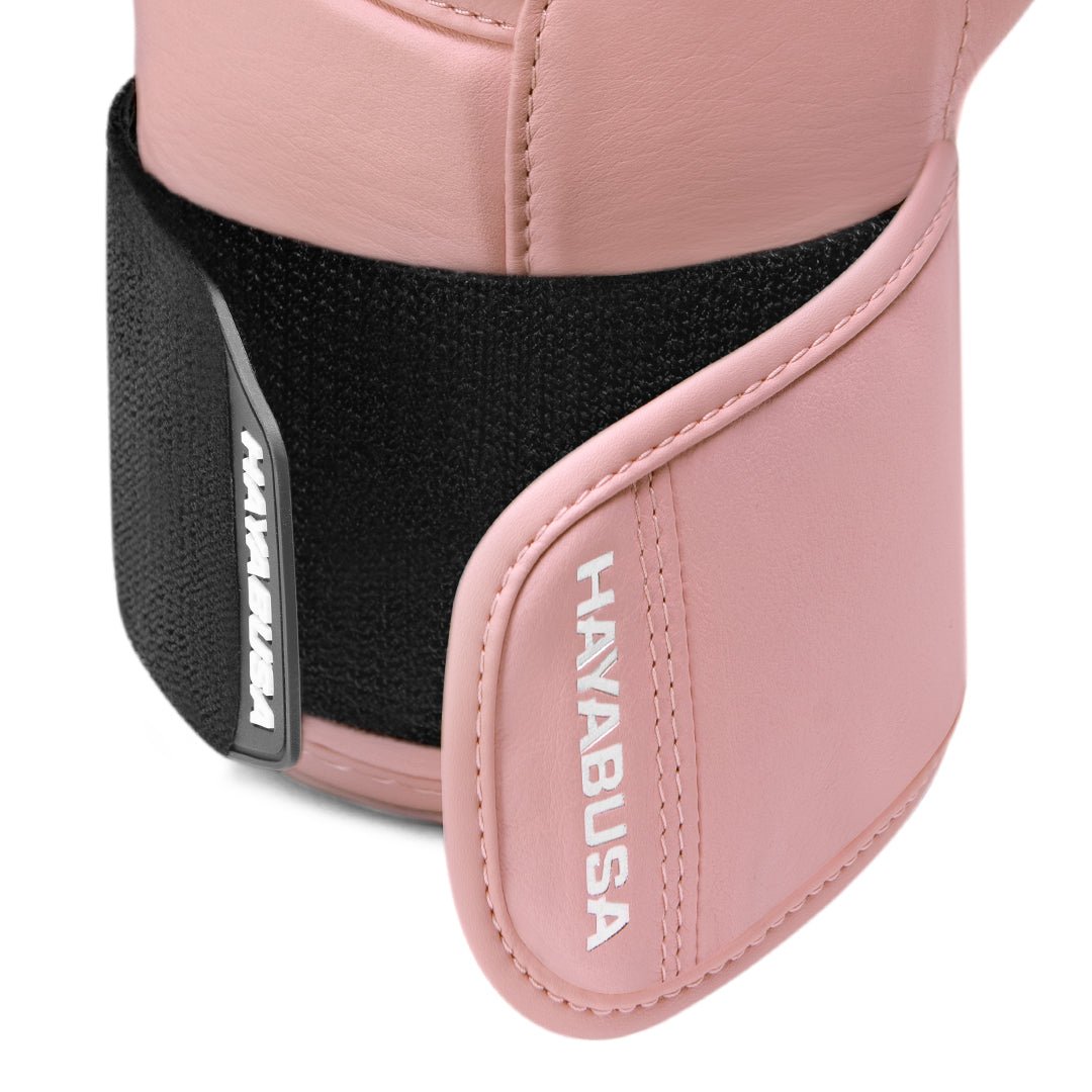 Profielaanzicht van de roze Hayabusa T3 Kanpeki-handschoen