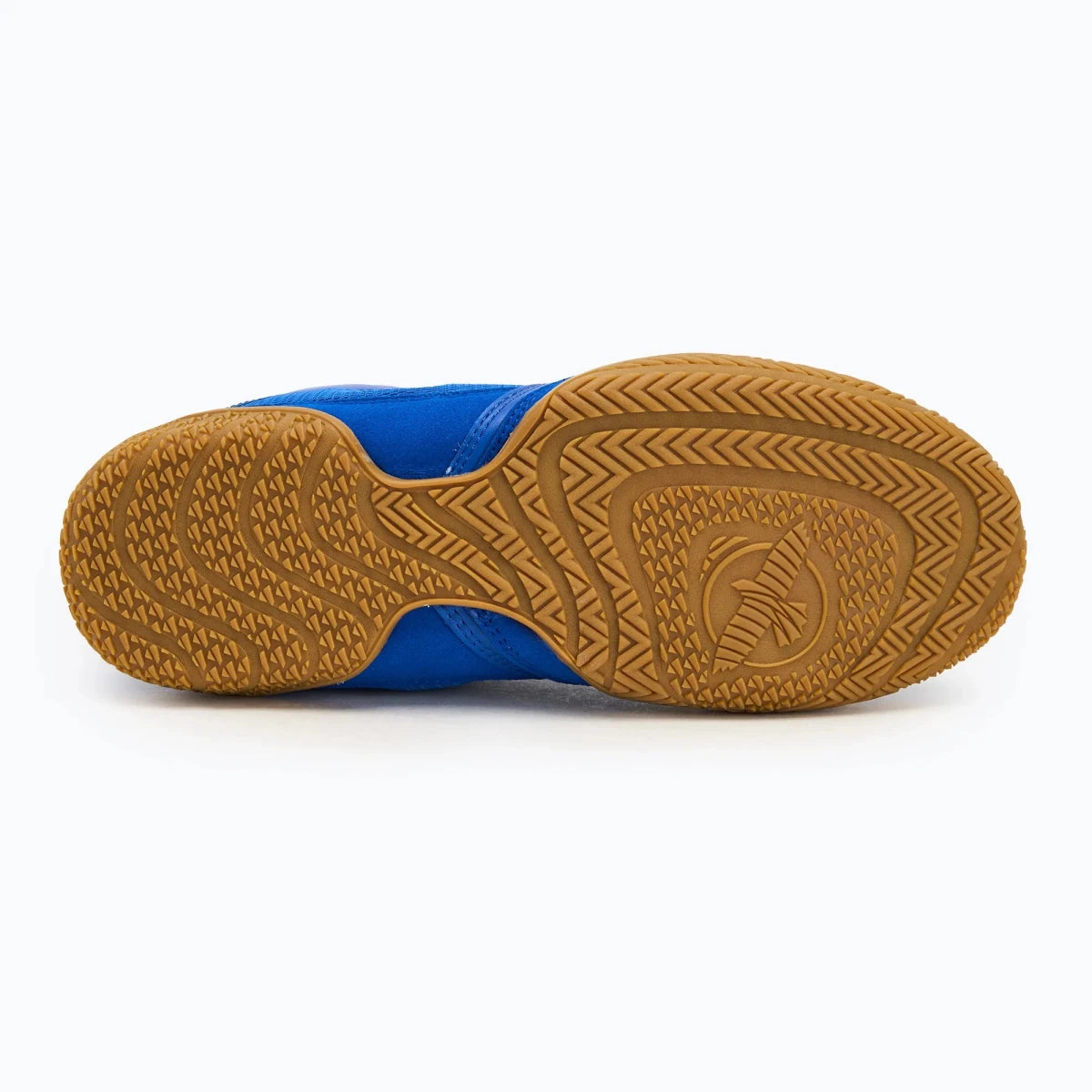 Support de cheville et de talon Chaussures de boxe Hayabusa Pro vue arrière bleue.