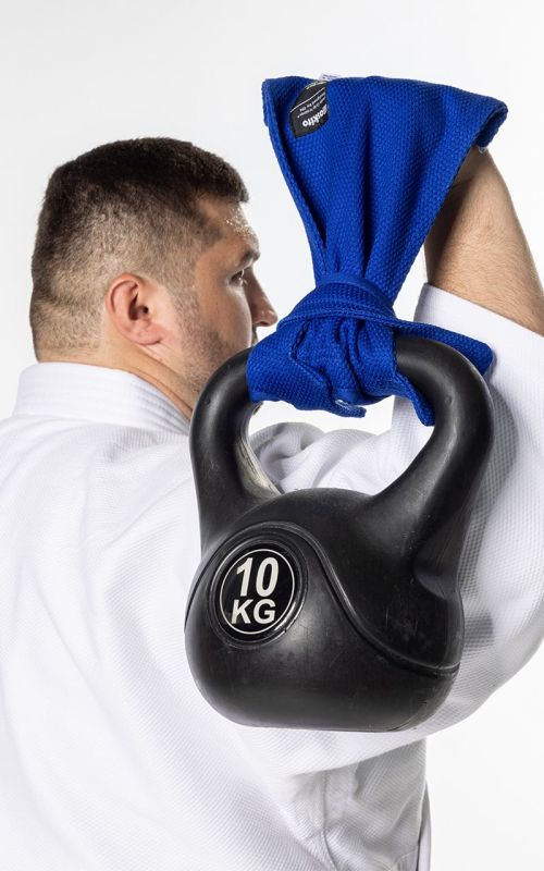 Styrketräning med Judo Grip Trainer Moskito korta och tunga belastningar för underarmarna