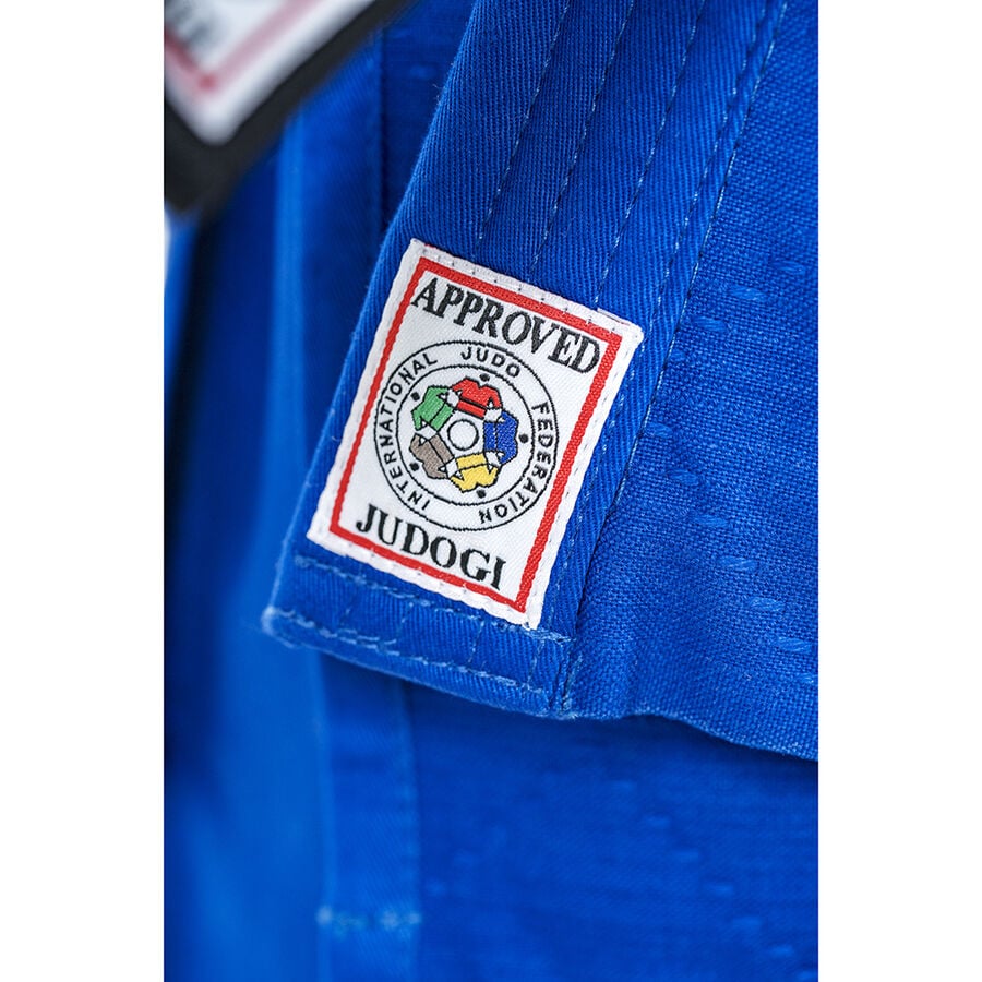 Judogi Mizuno BLU YUSHO IJF Nuovo Regolamento