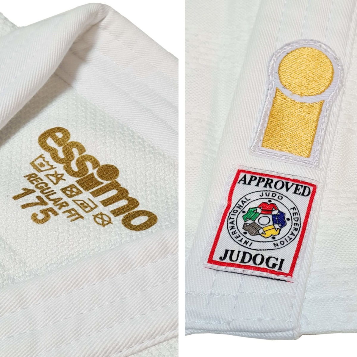 Judogi Essimo Gold APPROVATO IJF Bianco