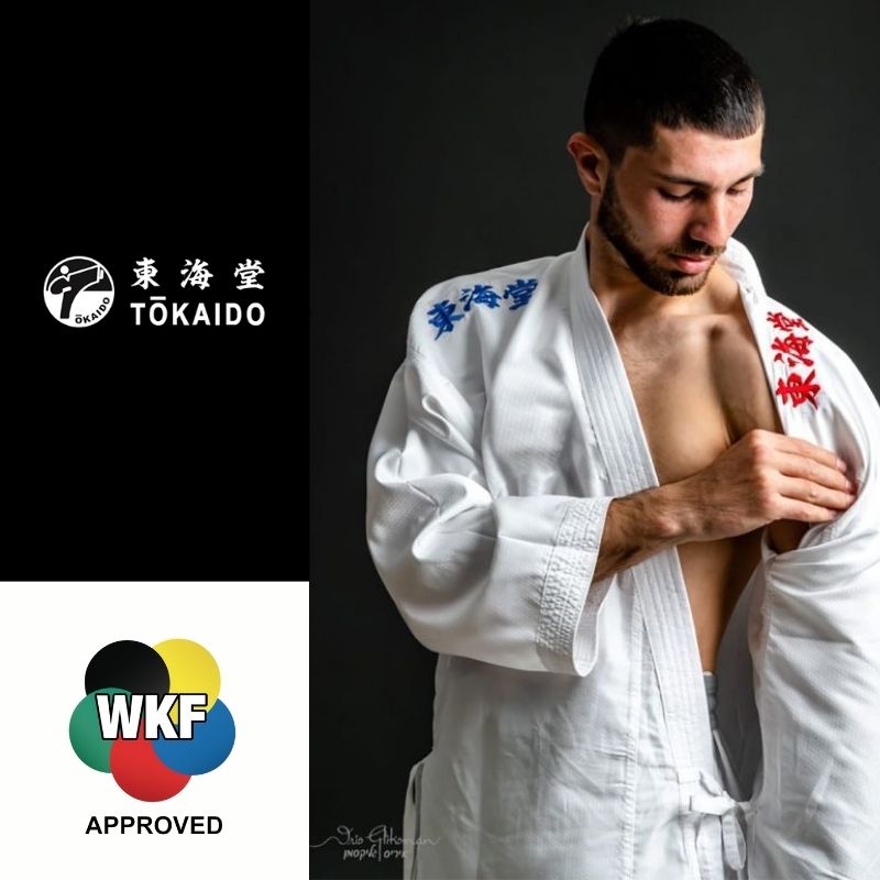 Karategi reversibile kumite Premier League Tokaido