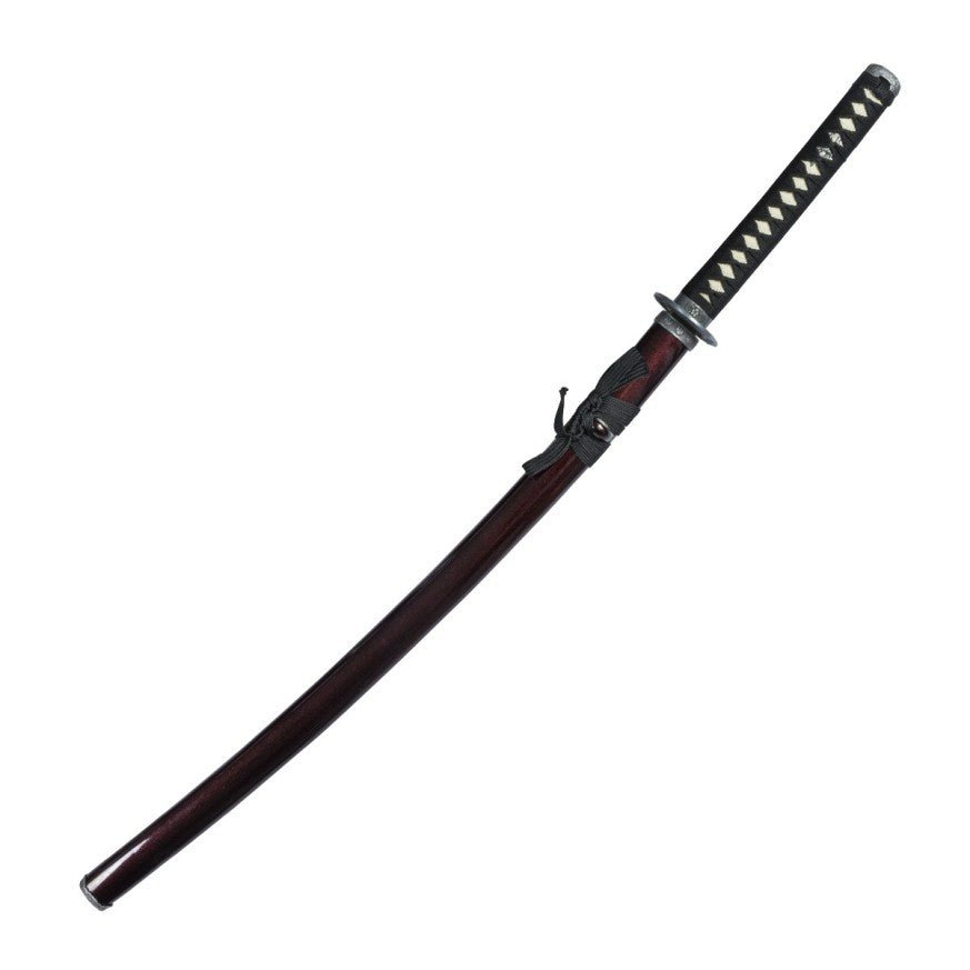 Katana Decorativa in Acciaio Inox Bordeaux e Argento - Fight Club Store