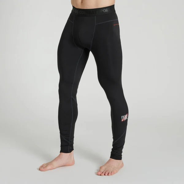 Vooraanzicht van Leone Primal Instinct compressielegging in zwart
