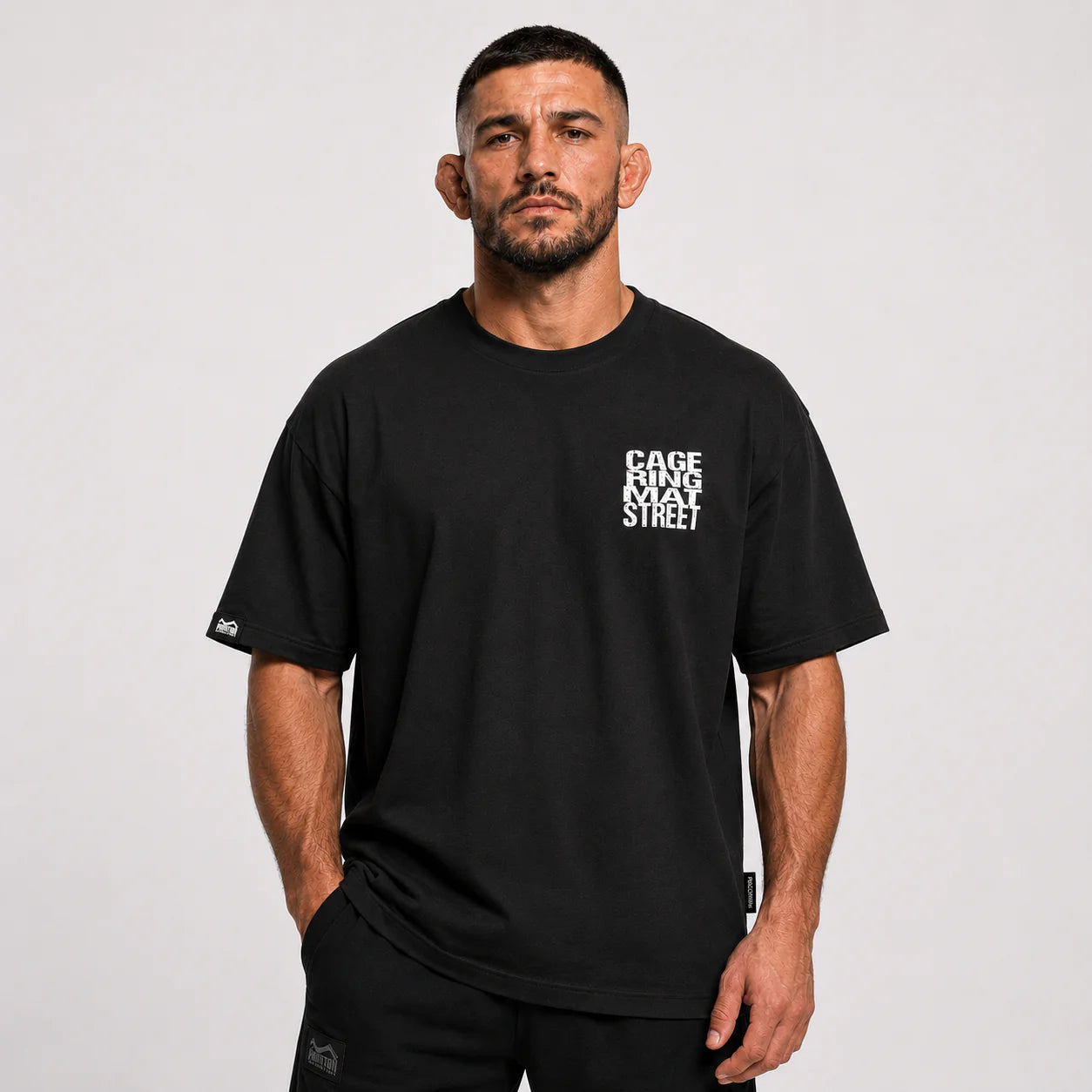 Maglietta Oversize "Cage Ring Mat Street" Phantom Athletics