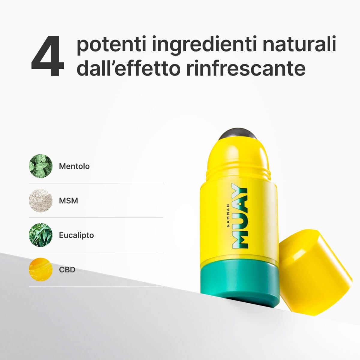 Namman Muay Cryo Roll-on 75ml | Massaggiatore Muscolare Acciaio