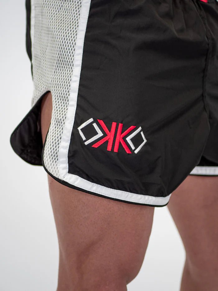 Vue arrière du short Muay Thai Metal Boxing OKO coupe professionnelle