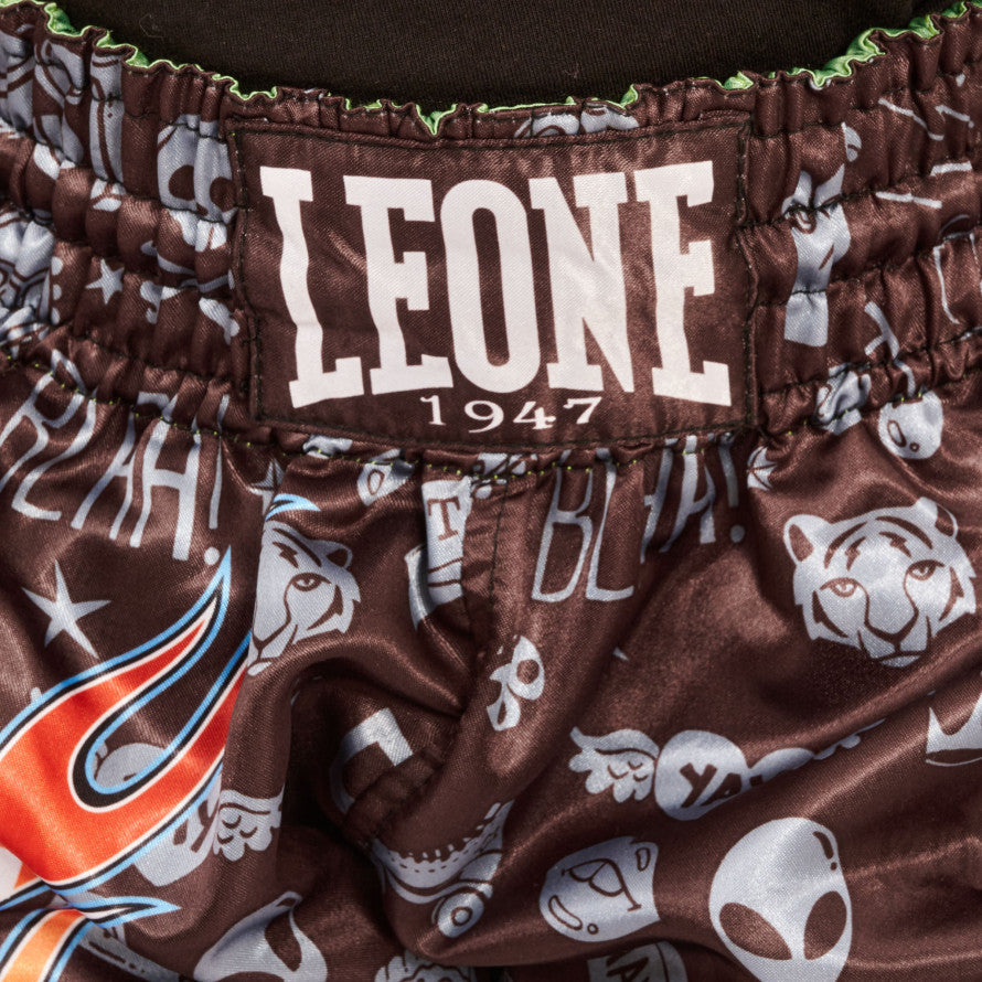 Pantaloncini Leone per Kick e Thai da bambini Flames