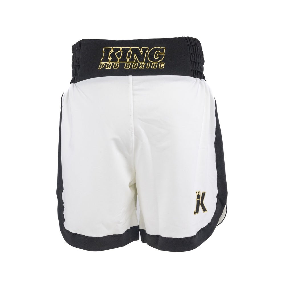 Detalhe do tradicional cós elástico do short K King com logo Apex Pro bordado