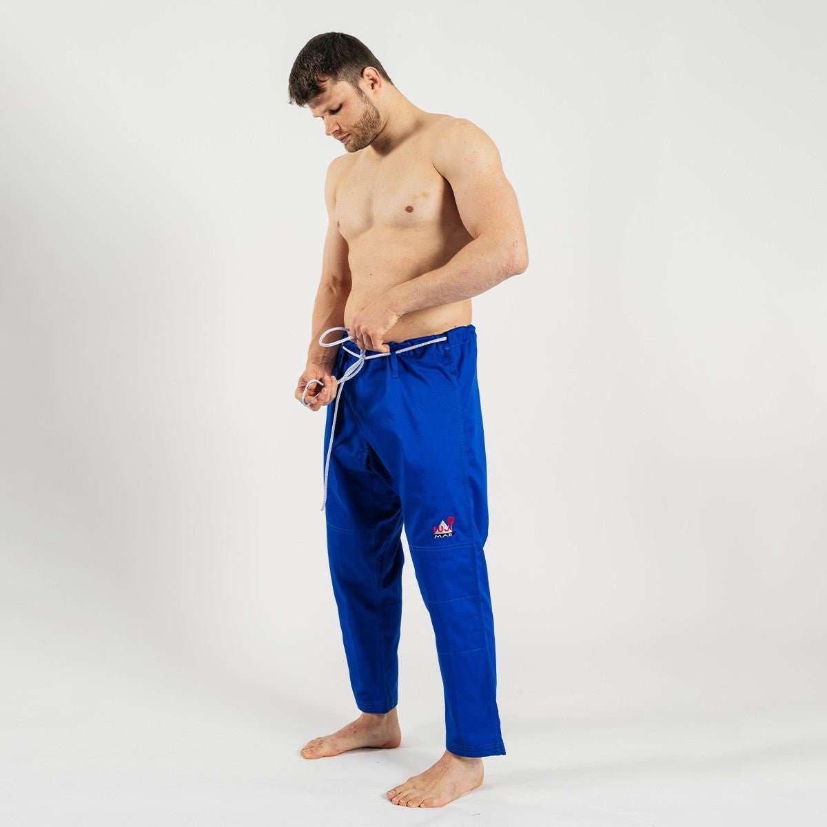 Pantaloni Judo Blu Allacciatura Tradizionale - Fight Club Store