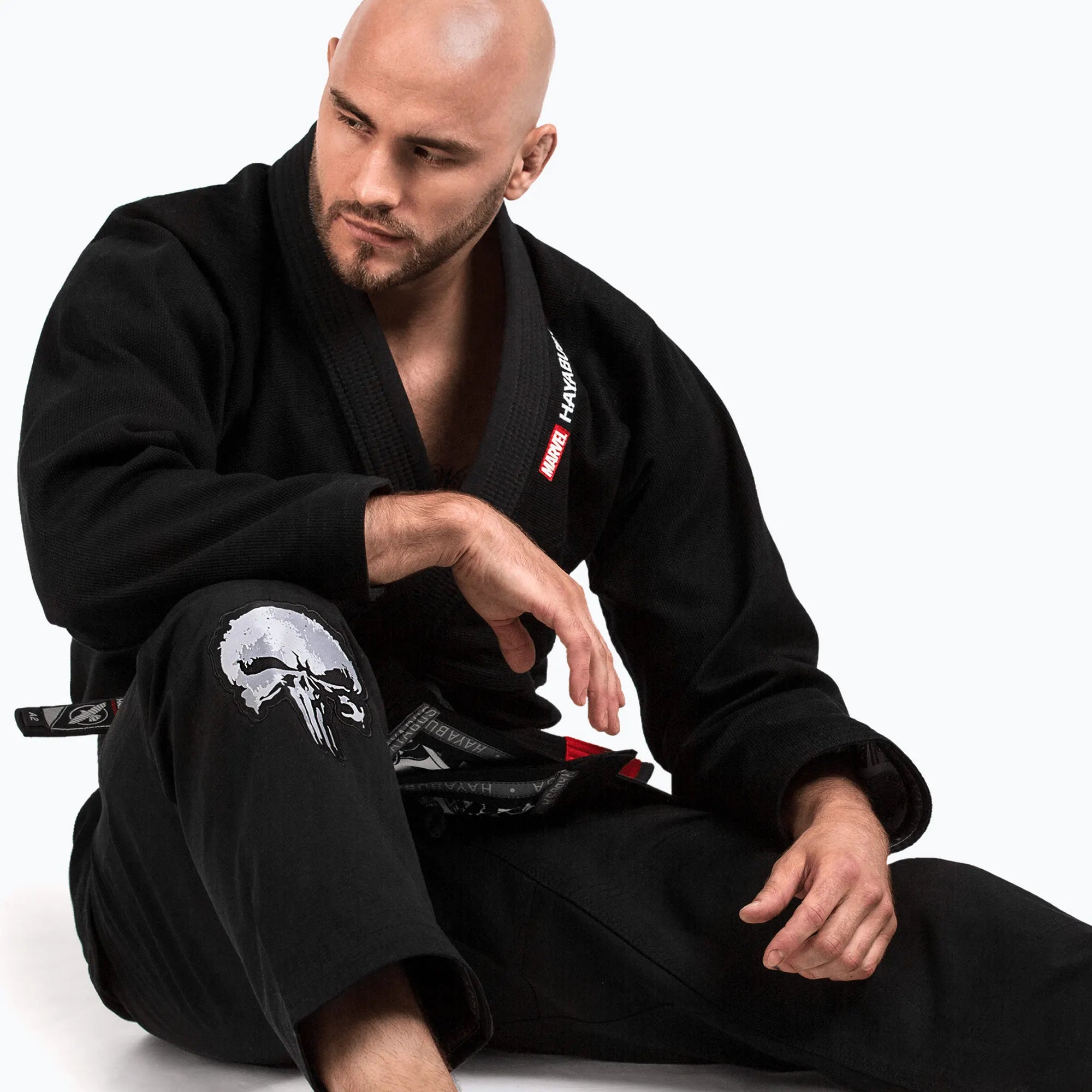 Pantaloni in cotone Twill 12oz resistenti per Jiu Jitsu serie Punisher.