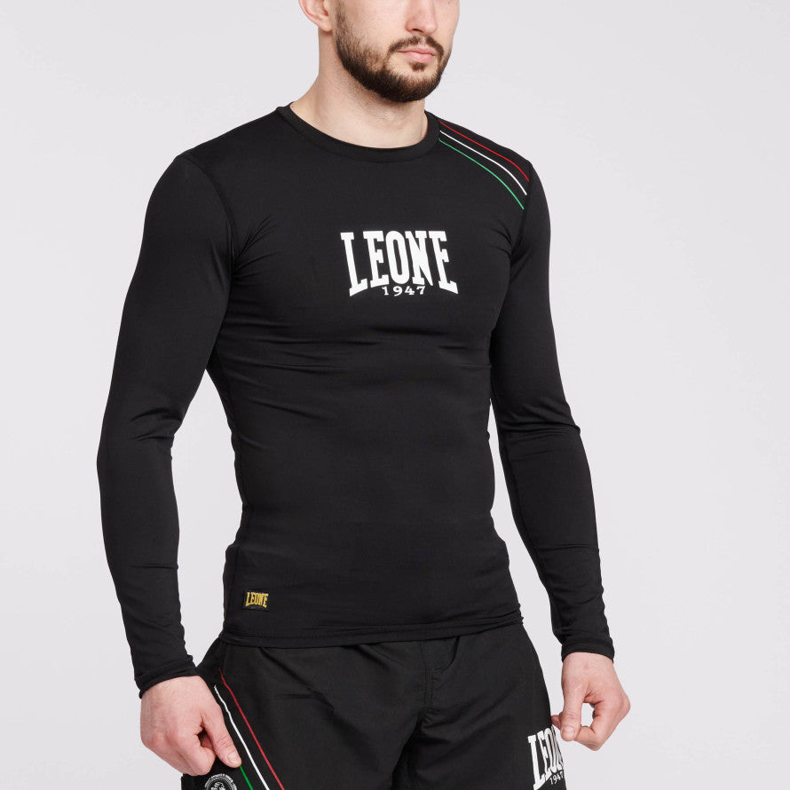 Rashguard Manica lunga MMA Leone Flag