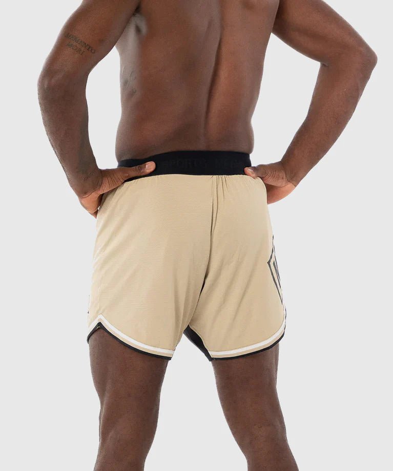Uitzicht op de Metal Sportshort ideaal voor mobiliteit in de benen.