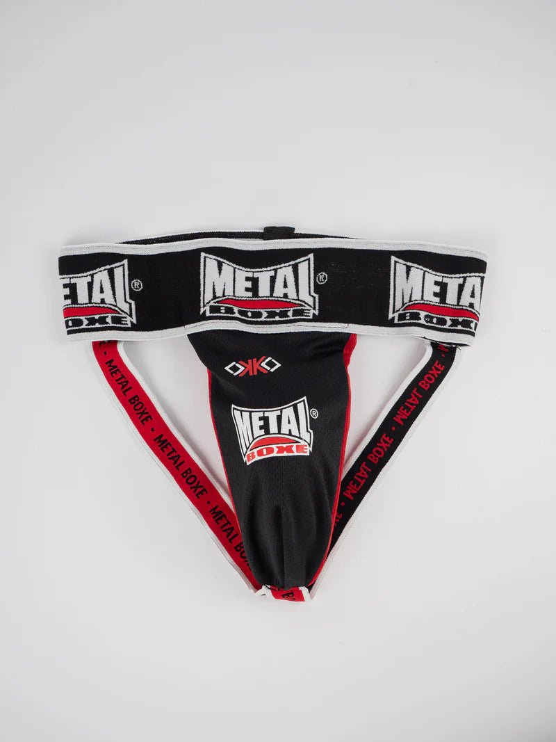 OKO Extra Cup zwarte technische jockstrap met beschermende schaal erin