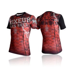 Rashguard Manica Corta Cross 103 Boxeur Des Rues