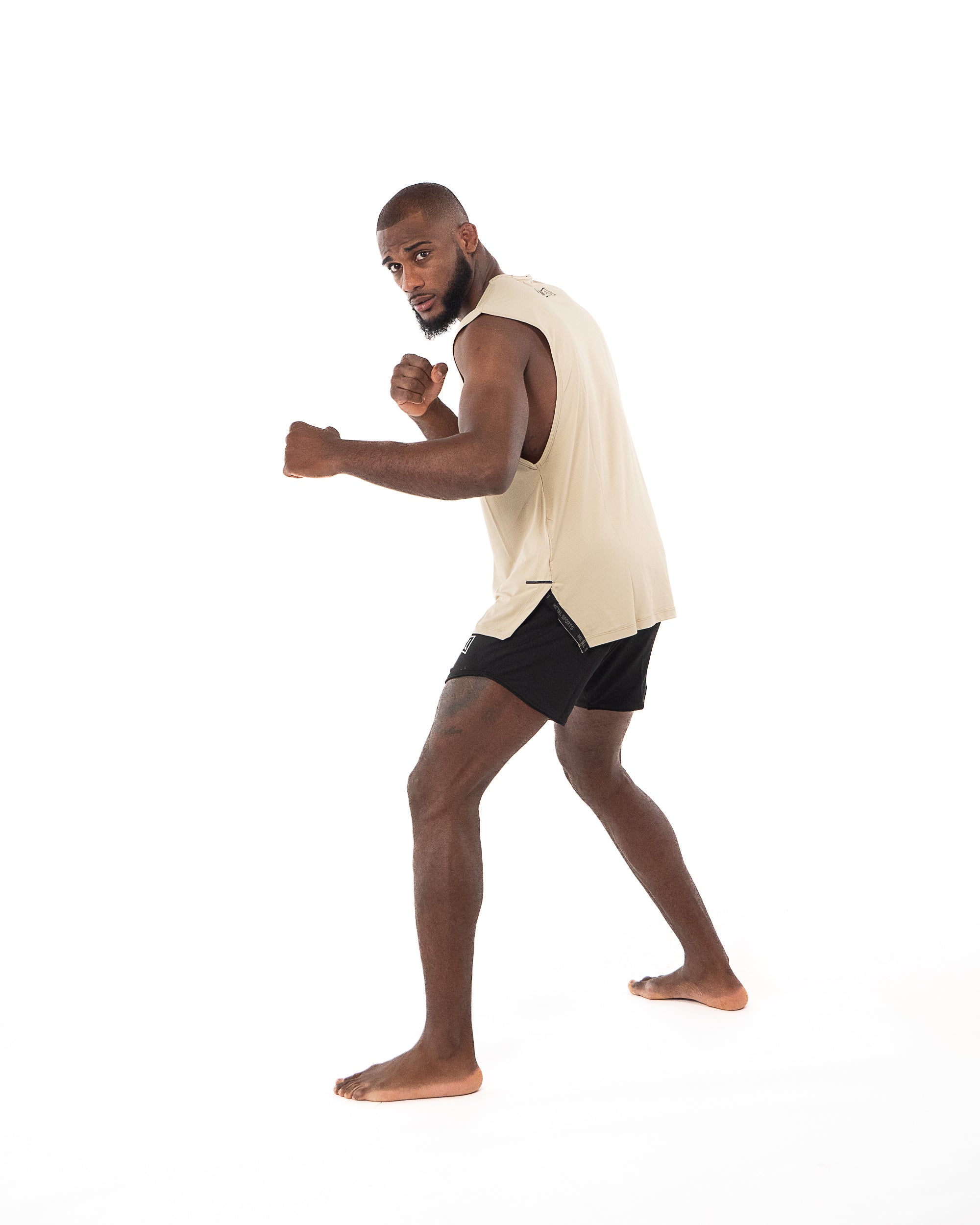 Oversized Metal Boxing Training Tank Top