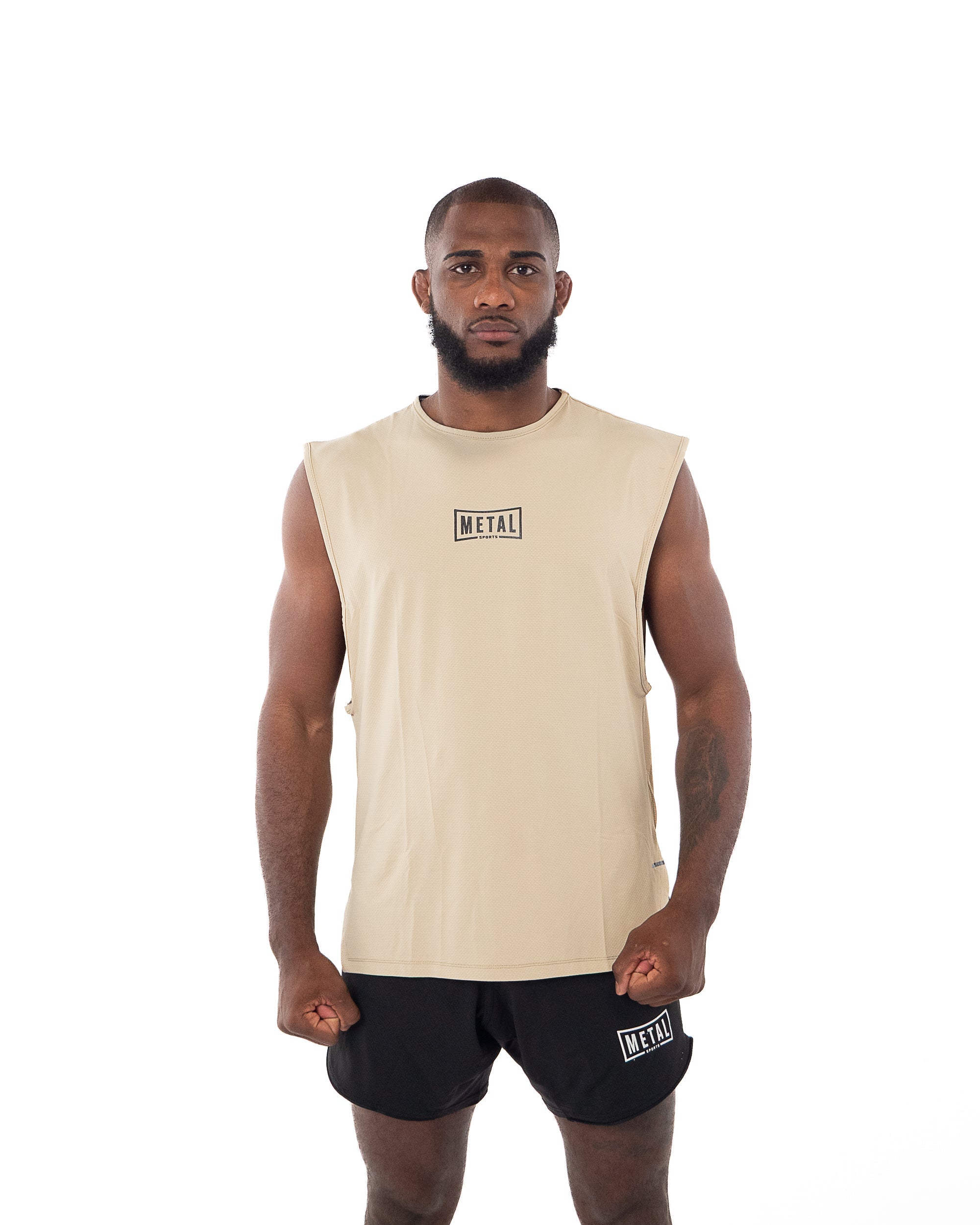 Oversized Metal Boxing Training Tank Top