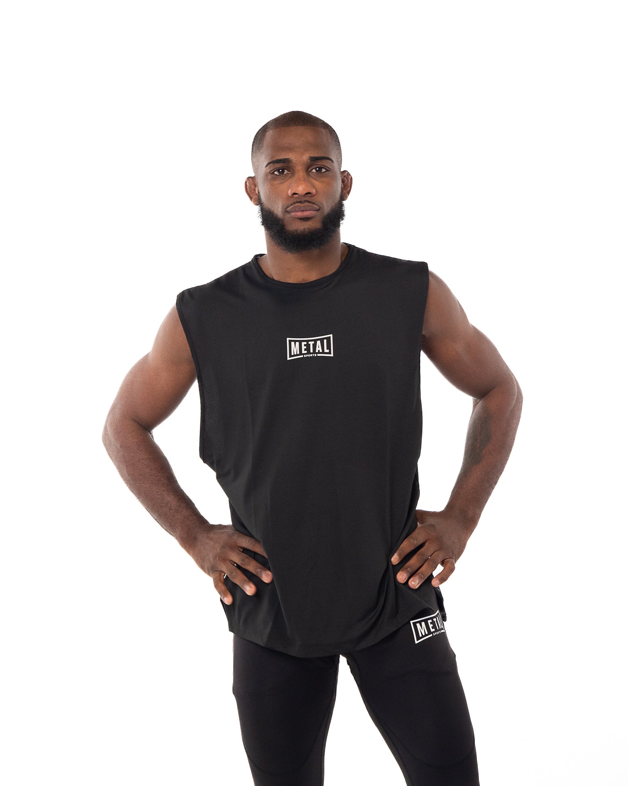 Oversized Metal Boxing Training Tank Top